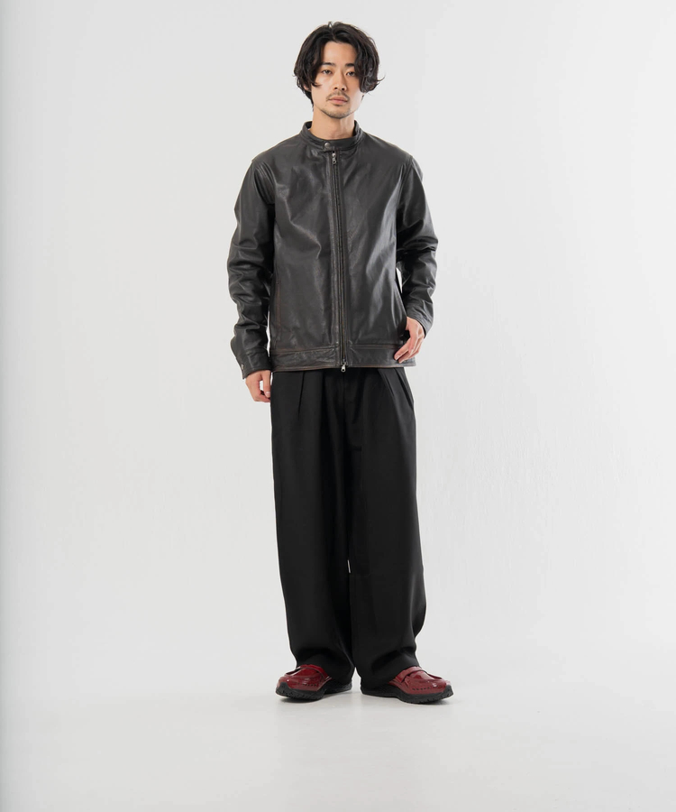 JACKROSE(ジャックローズ) |JE-BUFFARO CALF シングル ライダース(MENS)