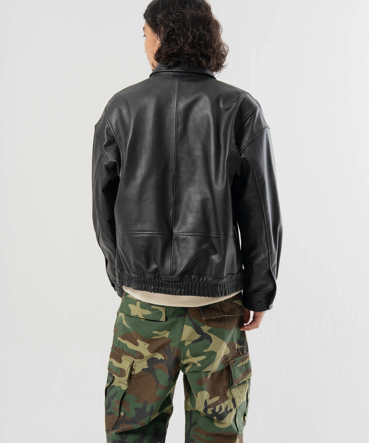 JACKROSE(ジャックローズ) |【SKOOKUM×JACKROSE】 BUFFARO CALF フライト ZIP ブルゾン(MENS)