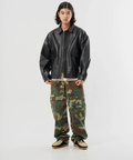 JACKROSE(ジャックローズ) |【SKOOKUM×JACKROSE】 BUFFARO CALF フライト ZIP ブルゾン(MENS)
