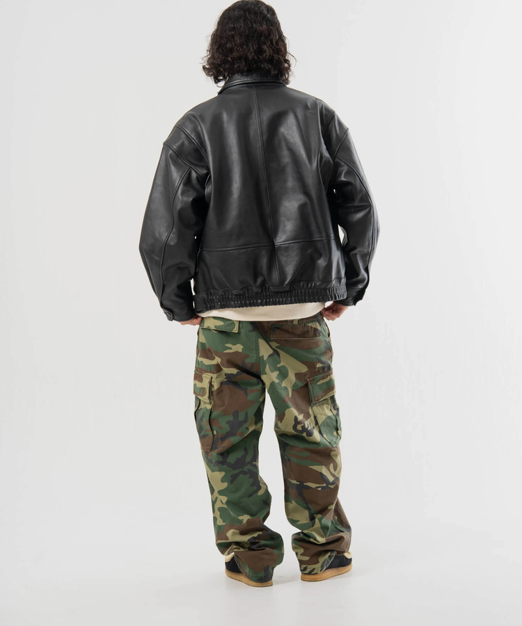 JACKROSE(ジャックローズ) |【SKOOKUM×JACKROSE】 BUFFARO CALF フライト ZIP ブルゾン(MENS)