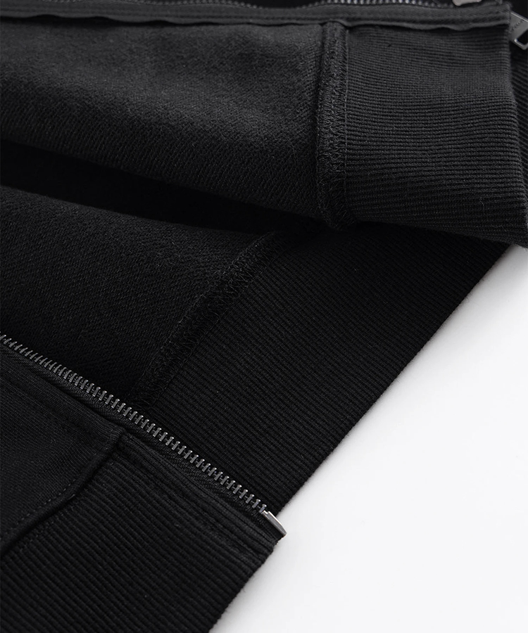 Unknown London/アンノウン ロンドン Cross Rhinestone Zip Hoodie