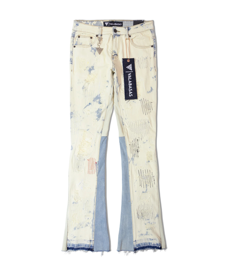 JACKROSE(ジャックローズ) |VALABASAS/ヴァラバサス Shed Stacked Light Bleach Blue(MENS)