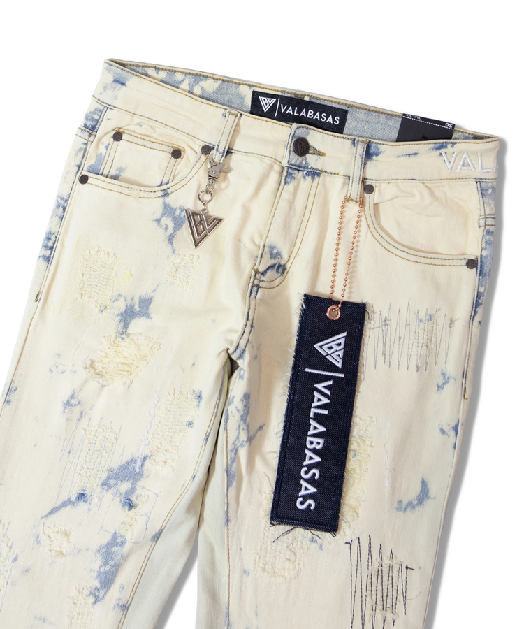 JACKROSE(ジャックローズ) |VALABASAS/ヴァラバサス Shed Stacked Light Bleach Blue(MENS)