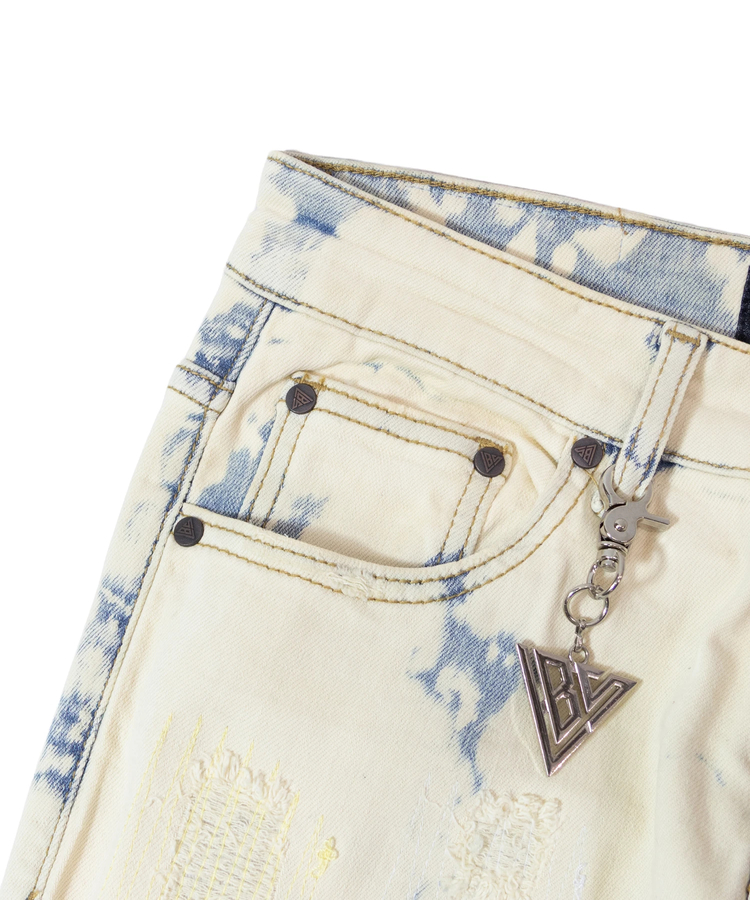 JACKROSE(ジャックローズ) |VALABASAS/ヴァラバサス Shed Stacked Light Bleach Blue(MENS)