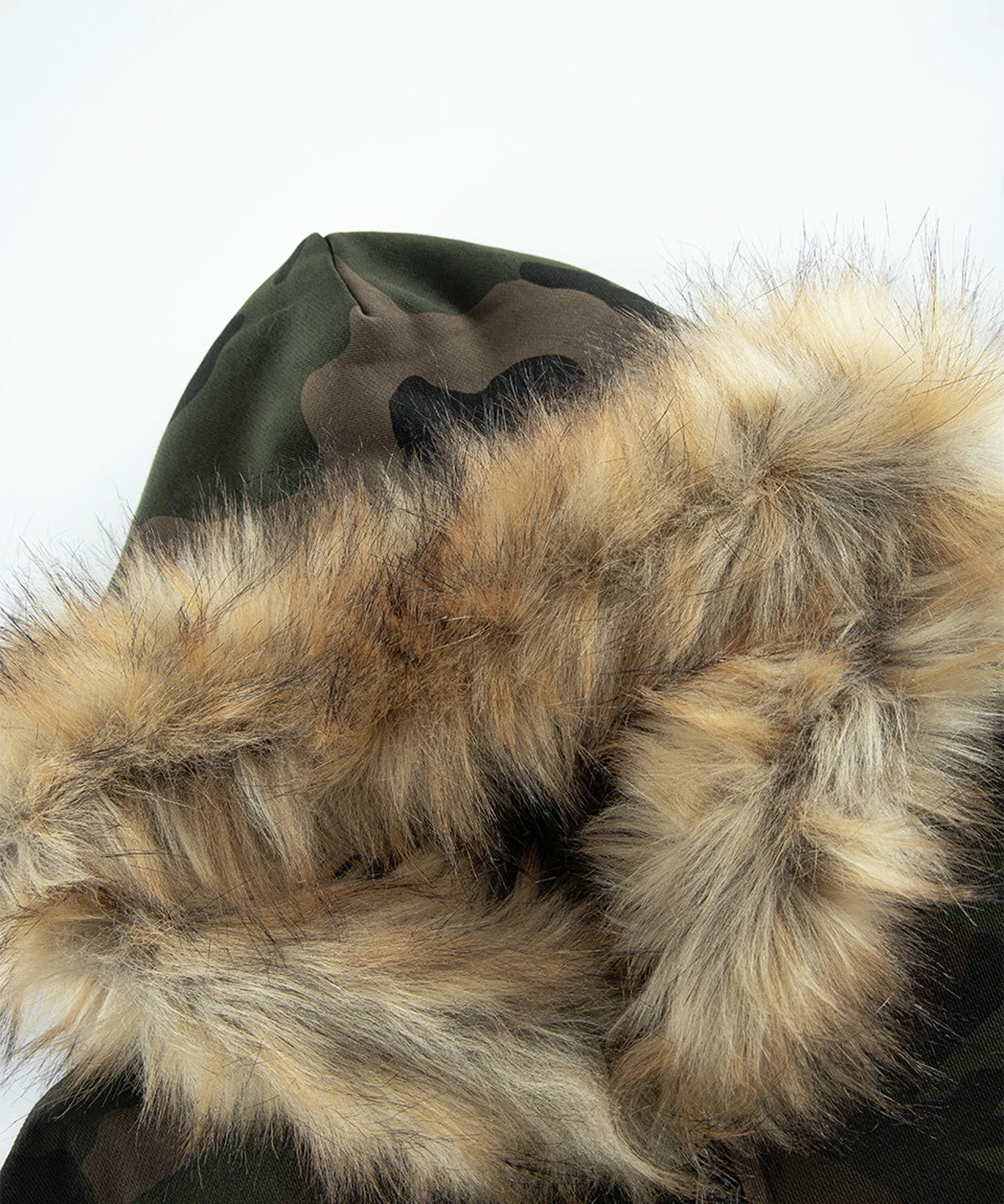 SUPPLIER/サプライヤー Faux Fur Cross Zip Hoodie(MENS