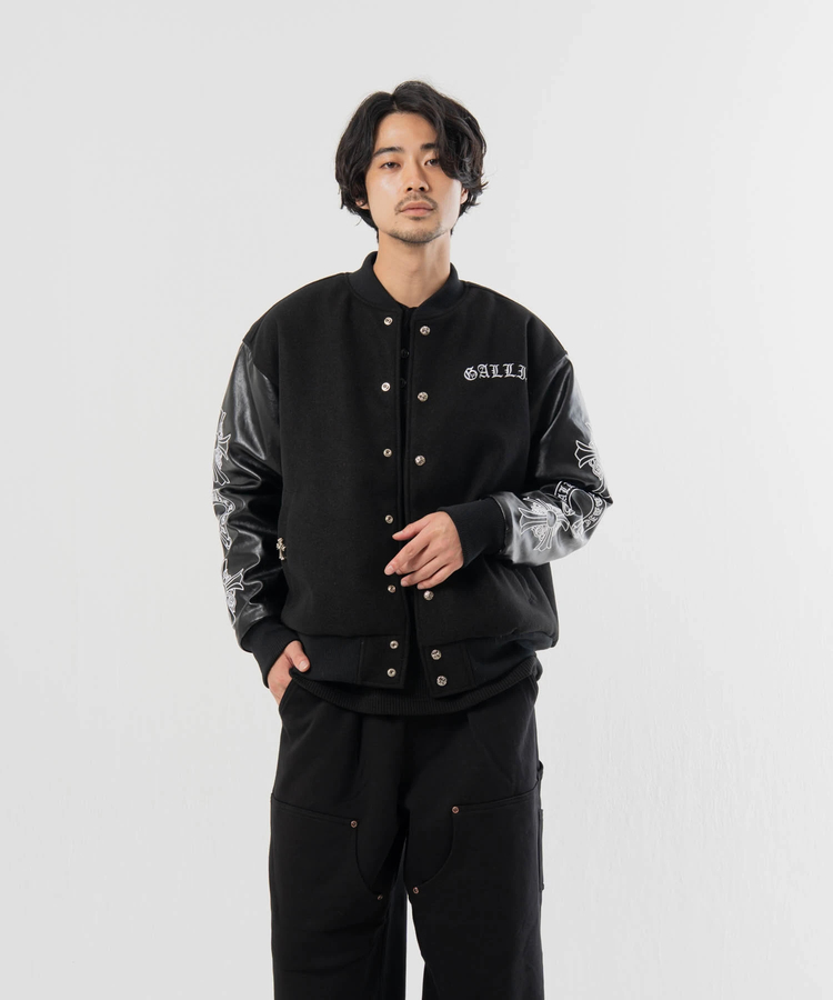 B17920 極美品 ザリラクス LONG STADIUM JUMPER 黒36 GA Eternal Cross Stadium Jumper(MENS)｜ファッション通販 SANKO