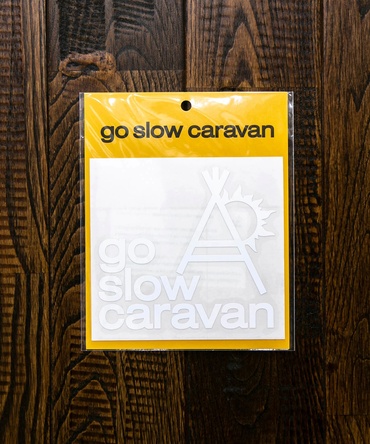 go slow caravan セール ステッカー