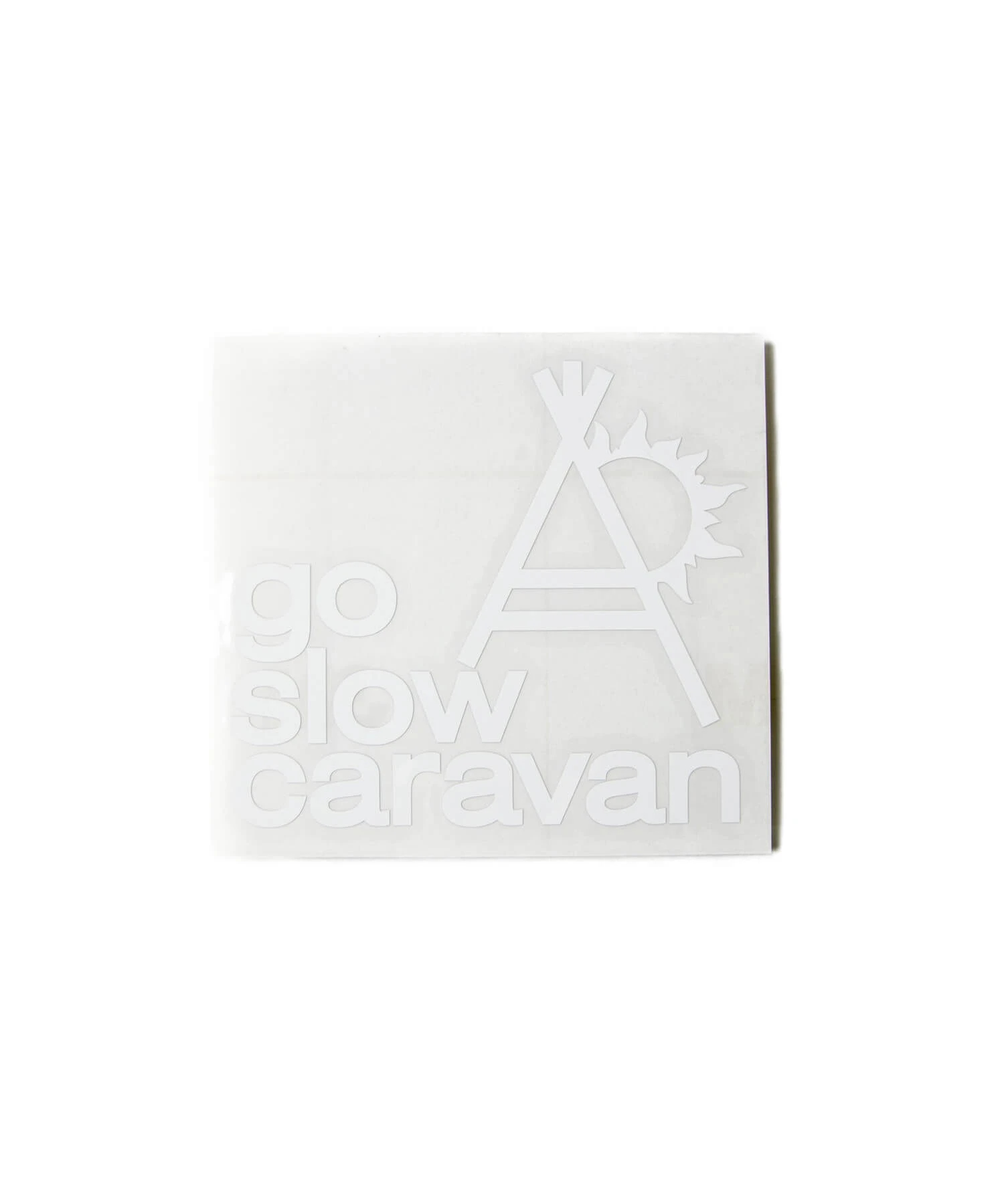 go slow caravan セール ステッカー