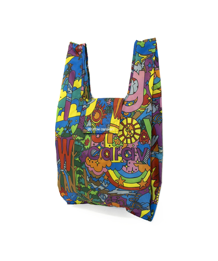 go slow caravan(ゴースローキャラバン) |GSC 総柄 ECO TOTE BAG M