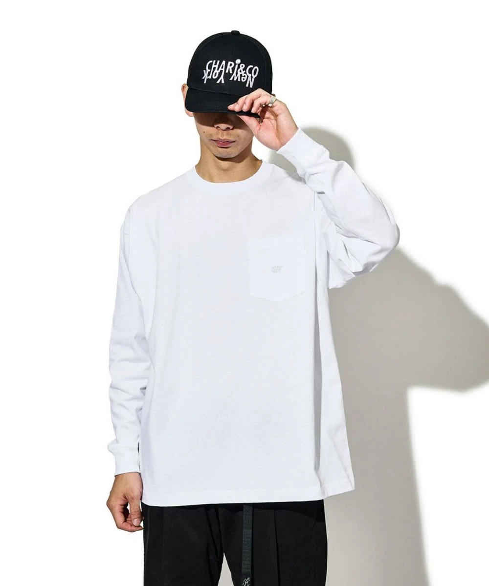 CHARI&CO/チャリアンドコー PHYSICAL LOGO PKT L/S TEE (MENS