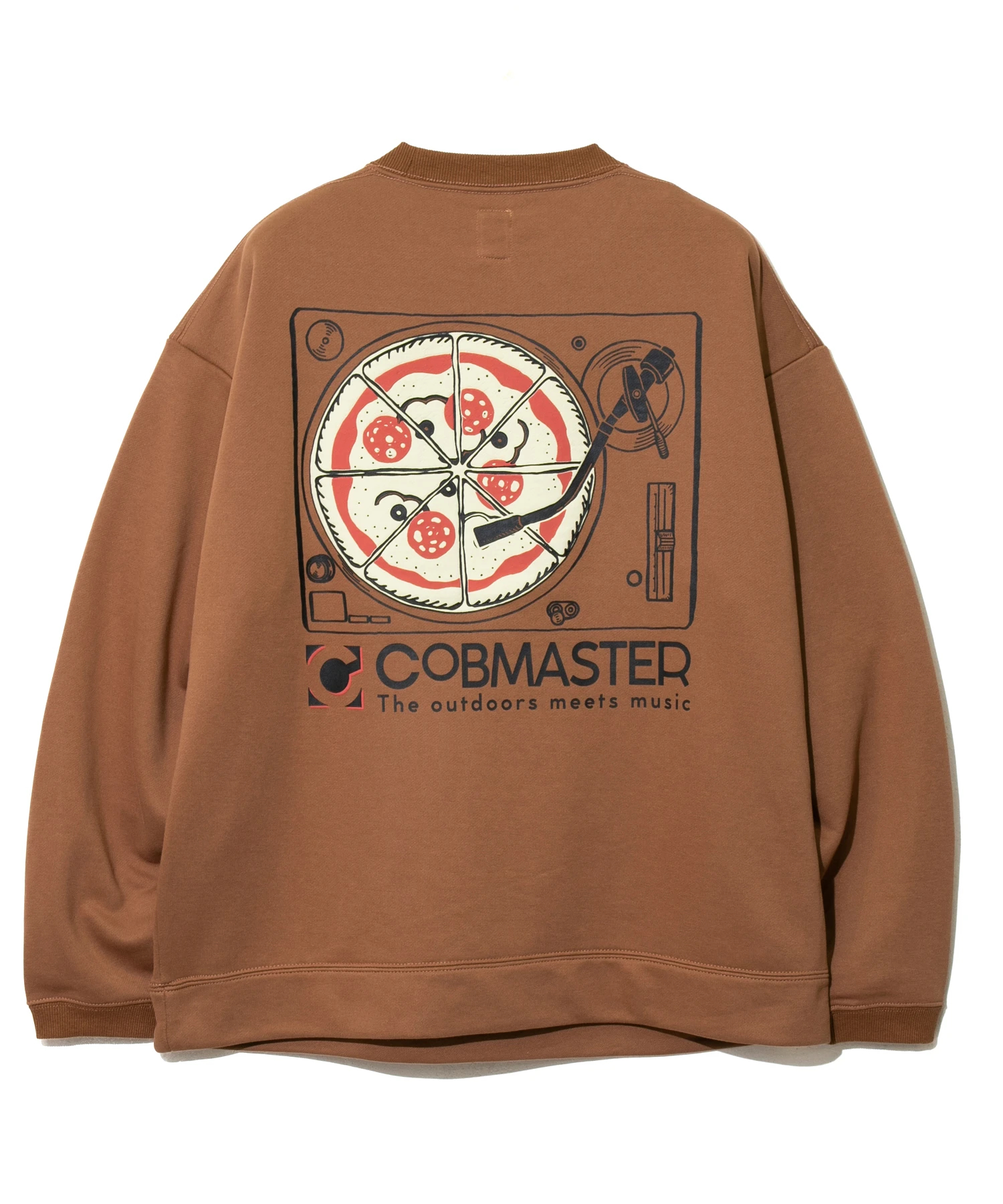 COBMASTER/コブマスター 裏毛クルーネックスウェット《ピザ