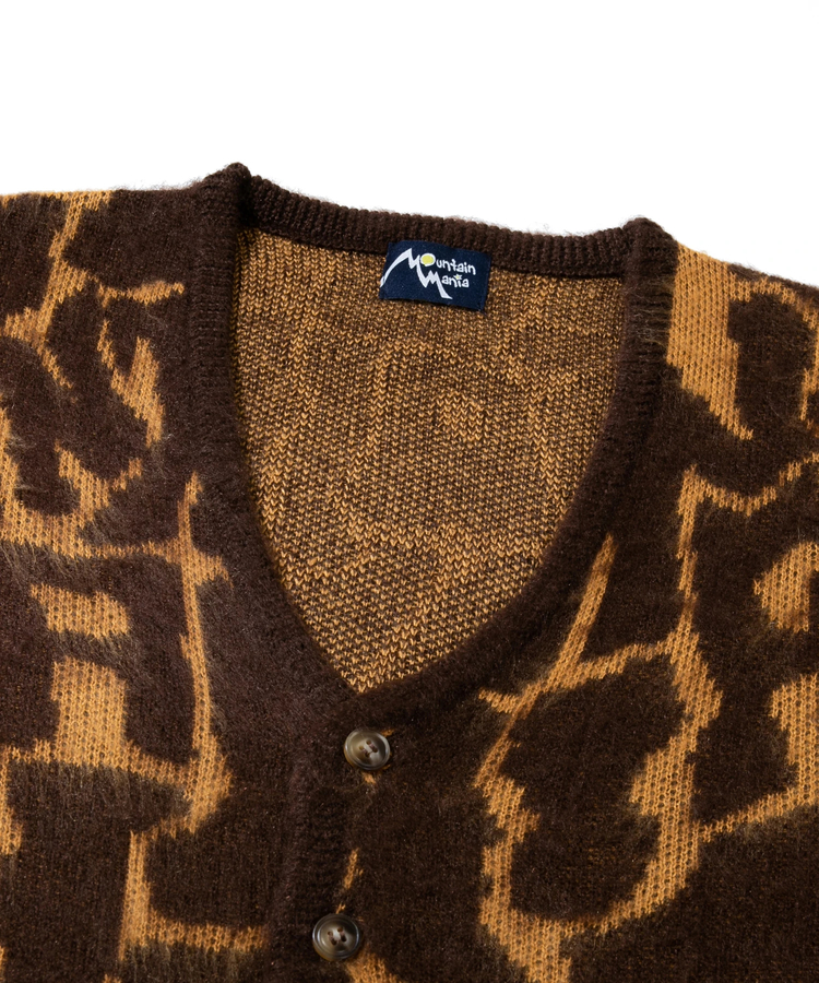 MOUNTAIN MANIA/マウンテンマニア ANIMAL PATTERN CARDIGAN (MENS