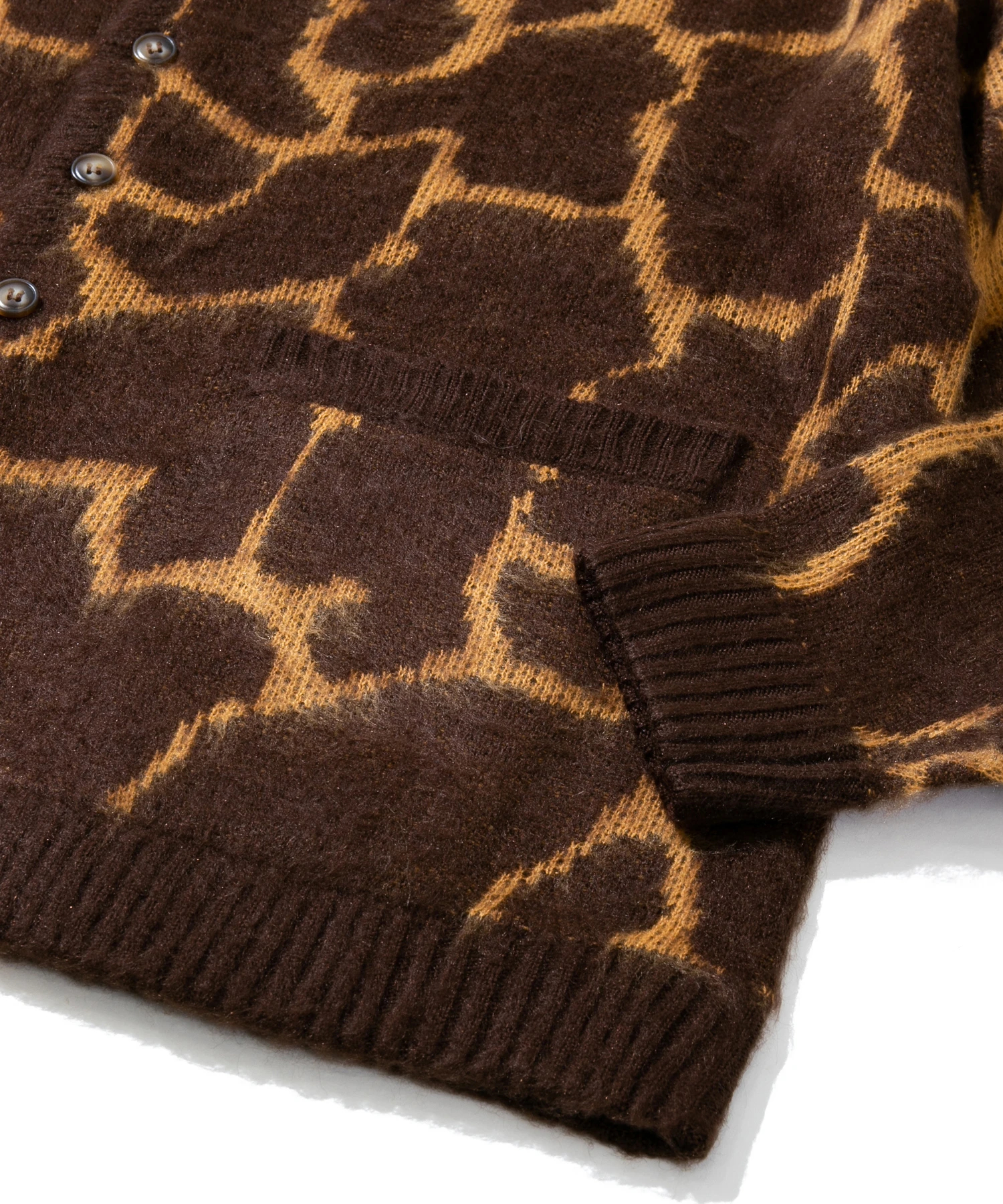 MOUNTAIN MANIA/マウンテンマニア ANIMAL PATTERN CARDIGAN (MENS