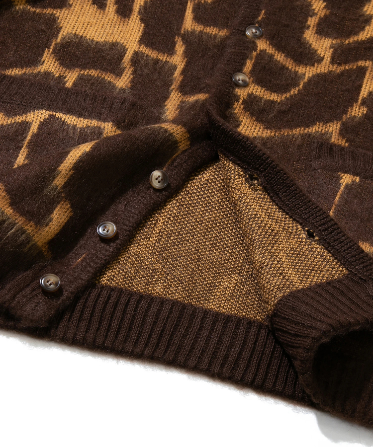 MOUNTAIN MANIA/マウンテンマニア ANIMAL PATTERN CARDIGAN (MENS