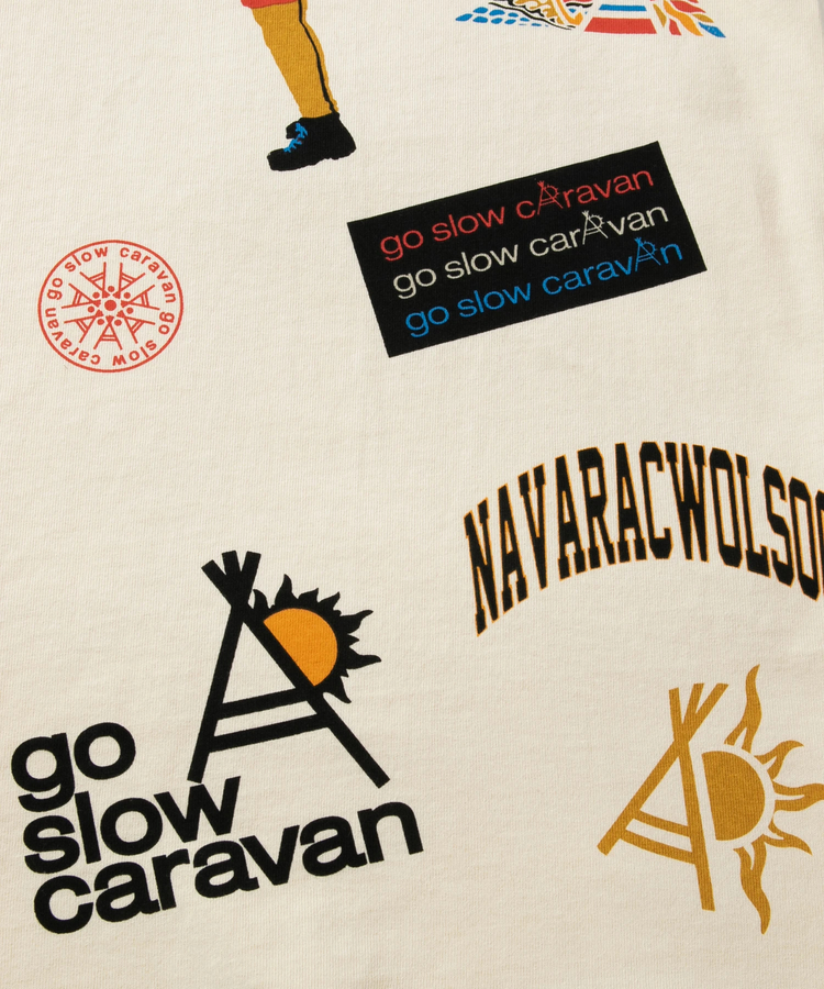 go slow caravan(ゴースローキャラバン) |USA/C gsc LOGO 色々バックプリントゆったりTEE vol.2 (MENS)