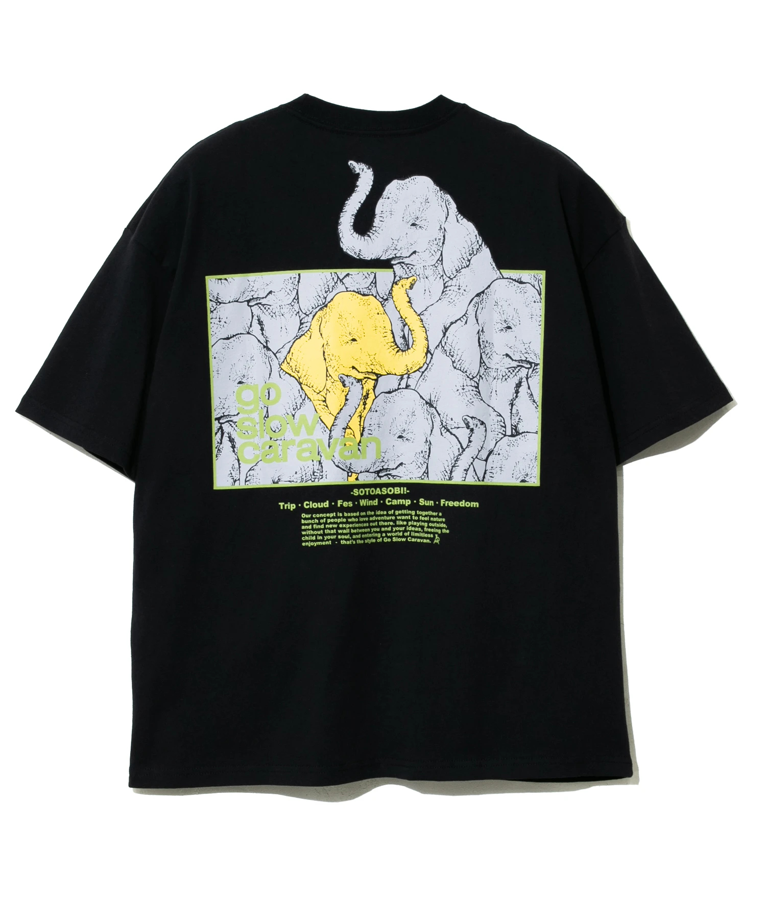 USA/C gsc アニマルズスクエアLOGO BP ゆったりTEE (MENS/WOMENS