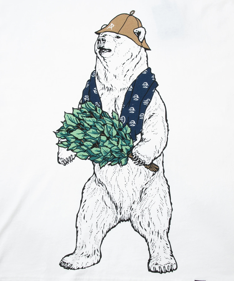 go slow caravan(ゴースローキャラバン) |USA/C サウナクマ BIG TEE (MENS)
