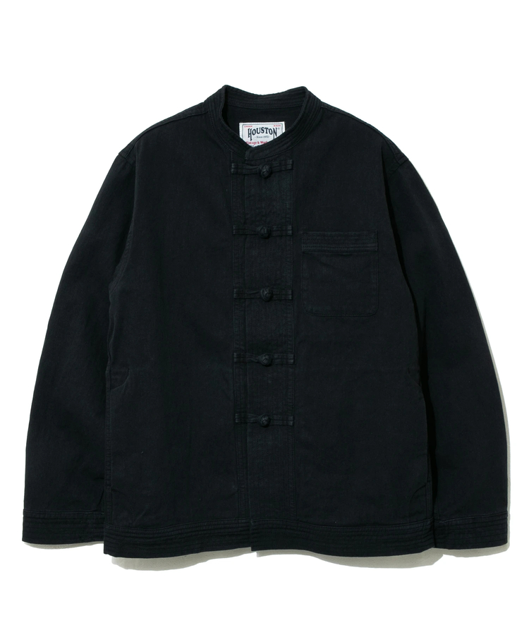 HOUSTON/ヒューストン COTTON LINEN CHINA JACKET (MENS