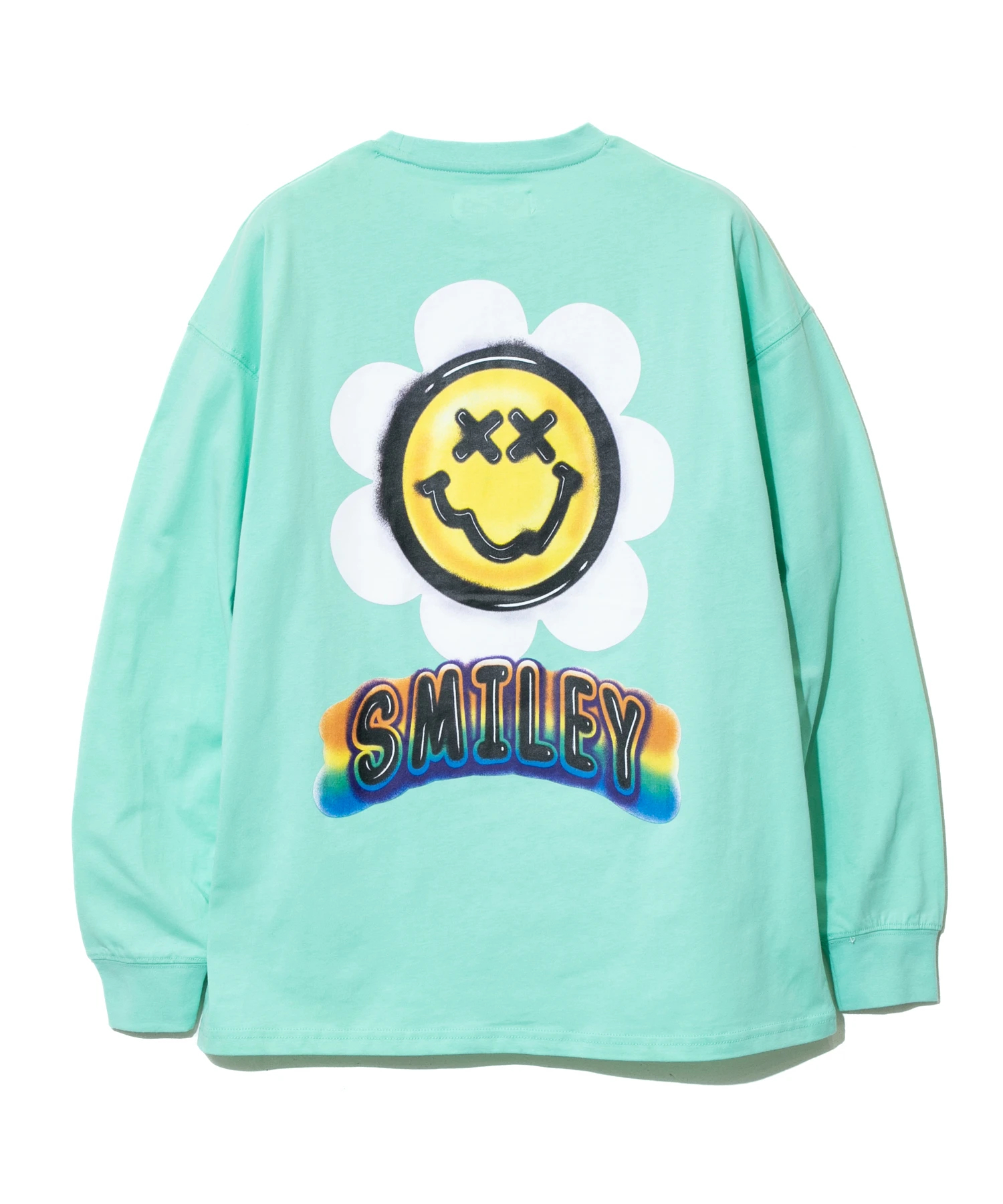 SMILEY FACE/スマイリーフェイス フラワースマイルロンTEE (MENS