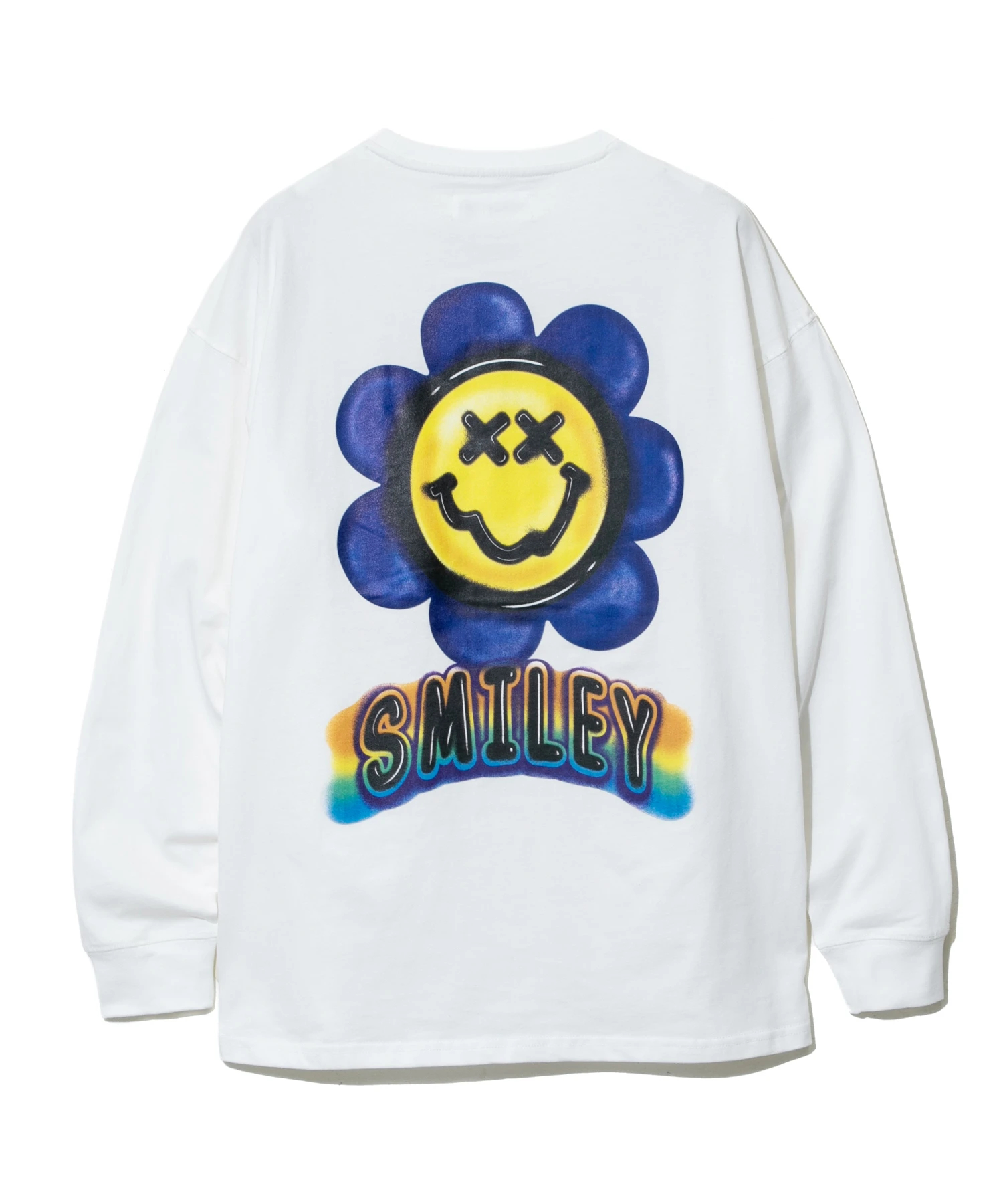 SMILEY FACE/スマイリーフェイス フラワースマイルロンTEE (MENS