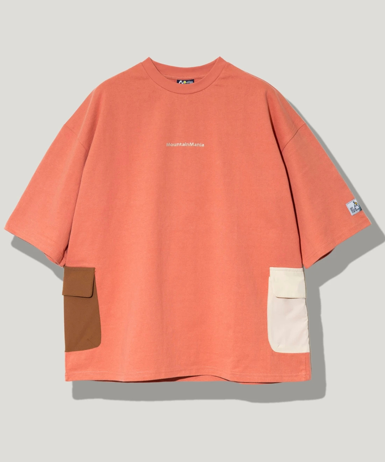 go slow caravan(ゴースローキャラバン) |【GSC別注】MOUNTAIN MANIA/マウンテンマニア x GSC SHORT SLEEVE TEE SIDE POCKET (MENS)