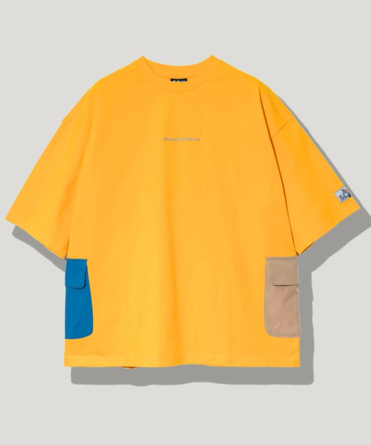 go slow caravan(ゴースローキャラバン) |【GSC別注】MOUNTAIN MANIA/マウンテンマニア x GSC SHORT SLEEVE TEE SIDE POCKET (MENS)