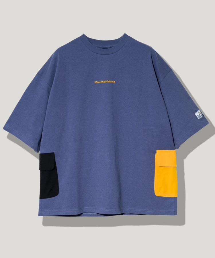 go slow caravan(ゴースローキャラバン) |【GSC別注】MOUNTAIN MANIA/マウンテンマニア x GSC SHORT SLEEVE TEE SIDE POCKET (MENS)
