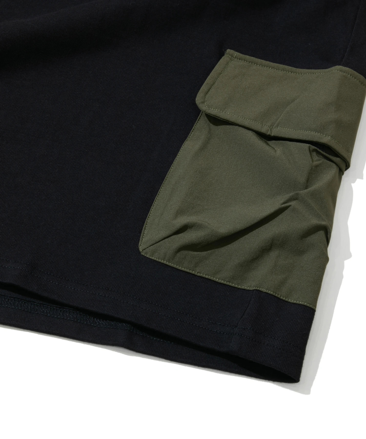 go slow caravan(ゴースローキャラバン) |【GSC別注】MOUNTAIN MANIA/マウンテンマニア x GSC SHORT SLEEVE TEE SIDE POCKET (MENS)