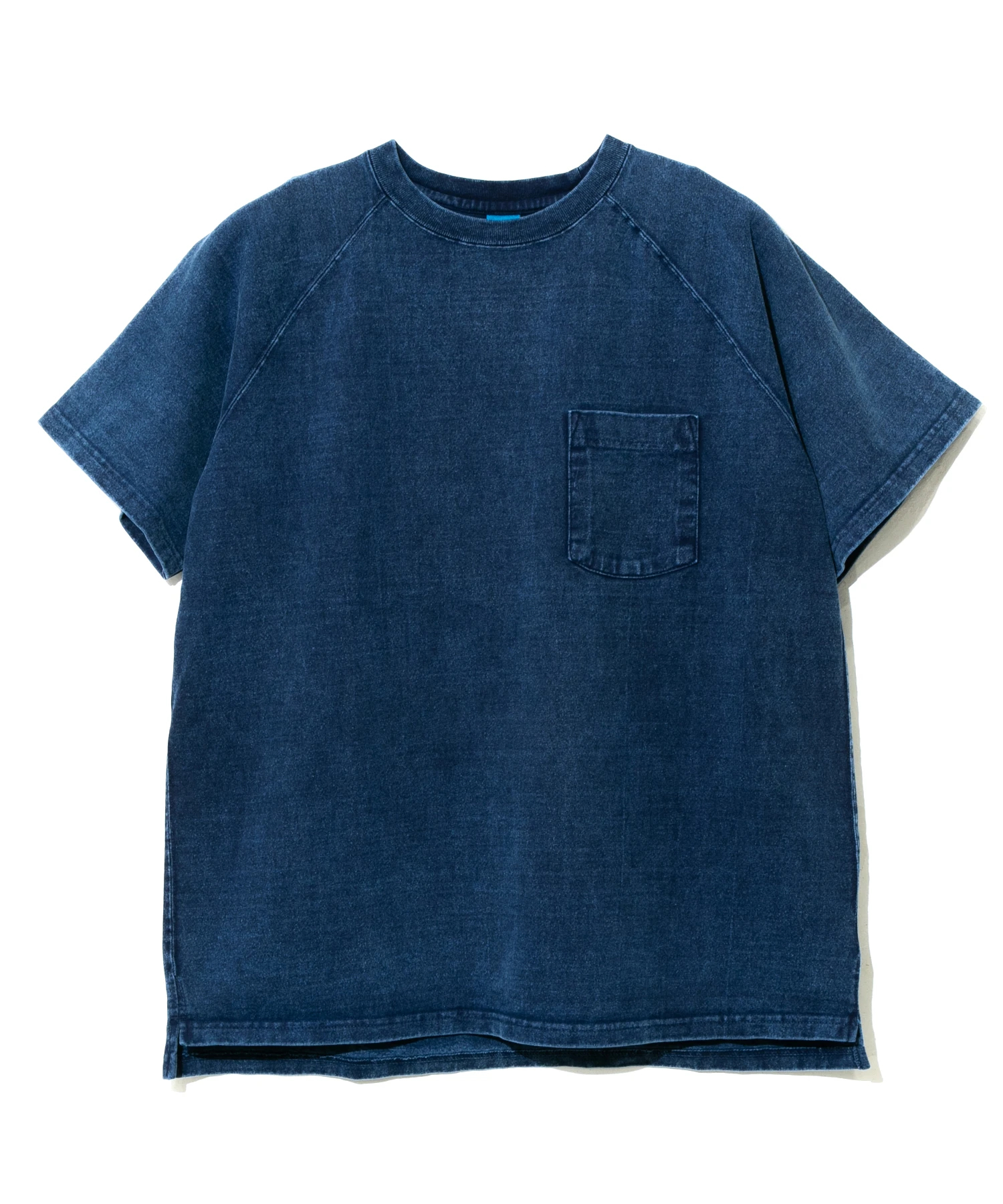 GOOD ON/グッドオン S/S RAGLAN HEAVY POCKET TEE INDIGO SHAVE