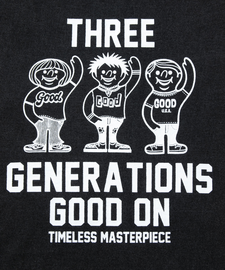 GOOD ON/グッドオン THREE GENERATIONS S/S TEE (MENS)｜ファッション