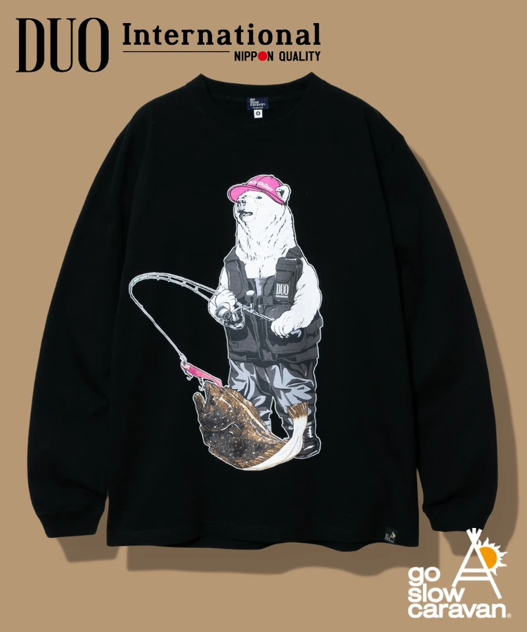 DUOxgsc ヒラメクマ ロングスリーブTEE (MENS)｜ファッション