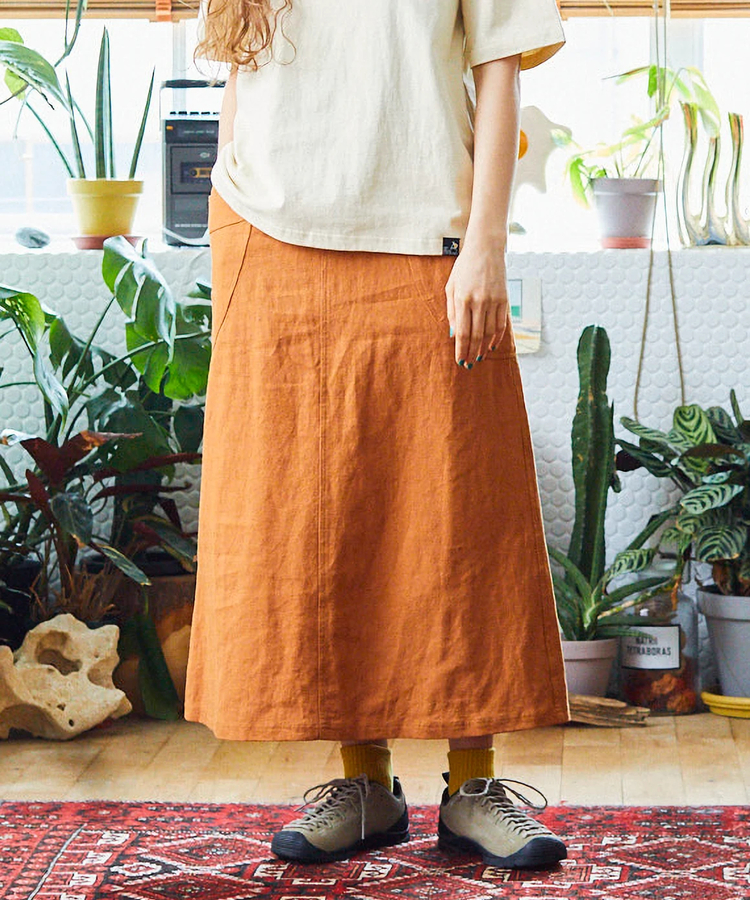 LINEN/COTTON脇ポケスカート (WOMENS)｜ファッション通販 SANKO BAZAAR