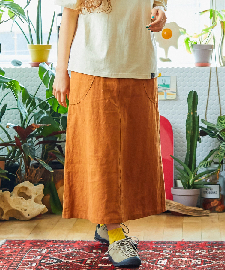 LINEN/COTTON脇ポケスカート (WOMENS)｜ファッション通販 SANKO BAZAAR