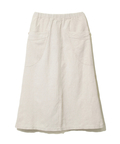 go slow caravan(ゴースローキャラバン) |LINEN/COTTON脇ポケスカート (WOMENS)