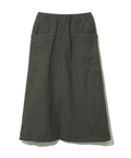 go slow caravan(ゴースローキャラバン) |LINEN/COTTON脇ポケスカート (WOMENS)