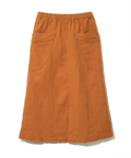 go slow caravan(ゴースローキャラバン) |LINEN/COTTON脇ポケスカート (WOMENS)