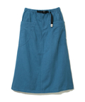 go slow caravan(ゴースローキャラバン) |LINEN/COTTON脇ポケスカート (WOMENS)