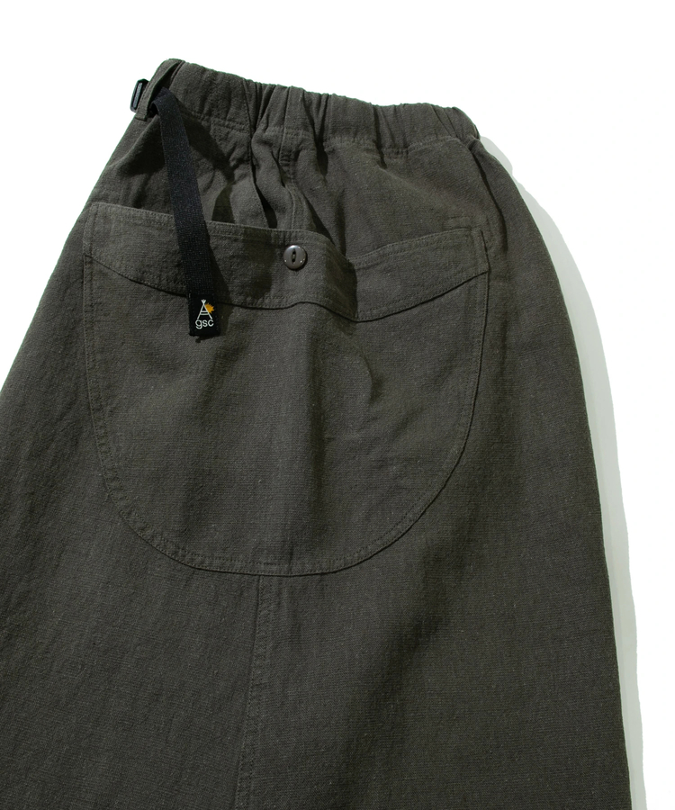 go slow caravan(ゴースローキャラバン) |LINEN/COTTON脇ポケスカート (WOMENS)