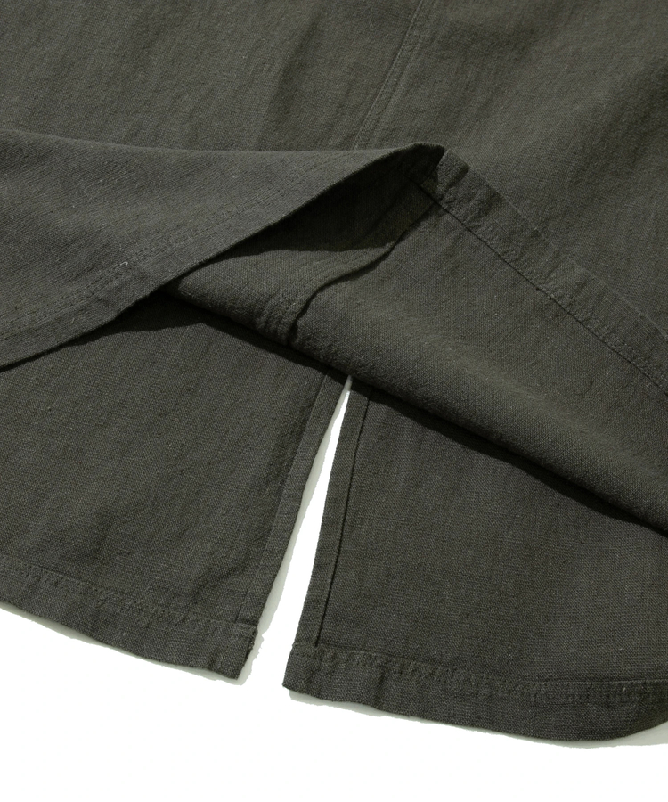 go slow caravan(ゴースローキャラバン) |LINEN/COTTON脇ポケスカート (WOMENS)