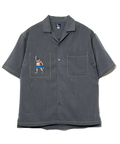 go slow caravan(ゴースローキャラバン) |T/Rストレッチ1ポイント刺繍O/Pシャツ (MENS/WOMENS)