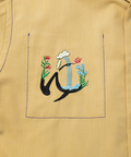 go slow caravan(ゴースローキャラバン) |T/Rストレッチ1ポイント刺繍O/Pシャツ (MENS/WOMENS)
