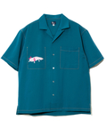 go slow caravan(ゴースローキャラバン) |T/Rストレッチ1ポイント刺繍O/Pシャツ (MENS/WOMENS)