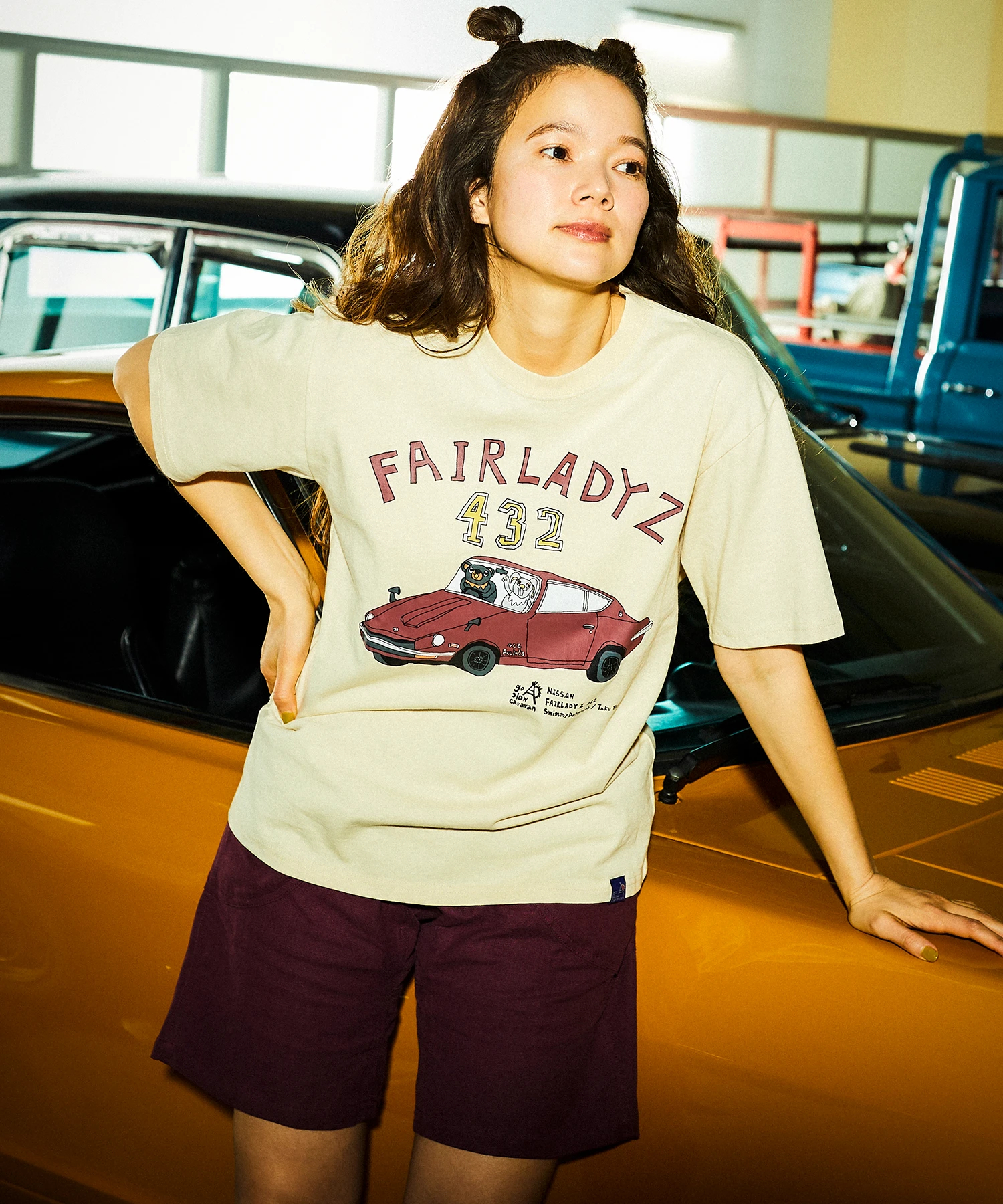 NISSAN×go slow caravan】USA/C フェアレディZ 432 TEE (MENS