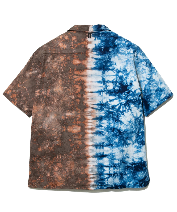 go slow caravan(ゴースローキャラバン) |【GSC別注】devadurga/デヴァドゥルガ 藍x泥 WIDE SHIRT (MENS/WOMENS)