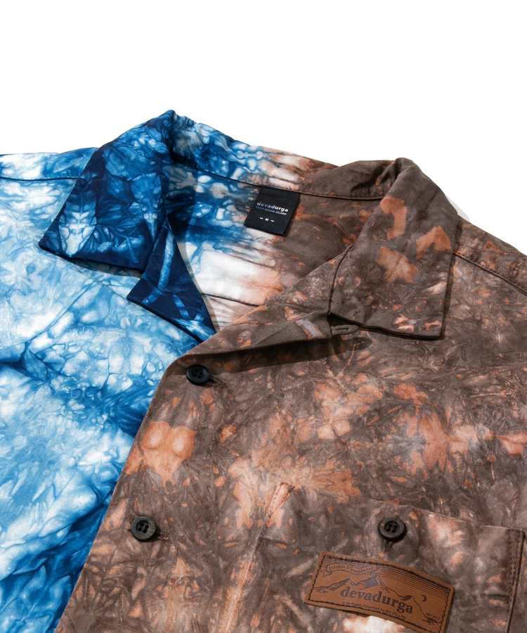 GSC別注】devadurga/デヴァドゥルガ 藍x泥 WIDE SHIRT (MENS/WOMENS ...