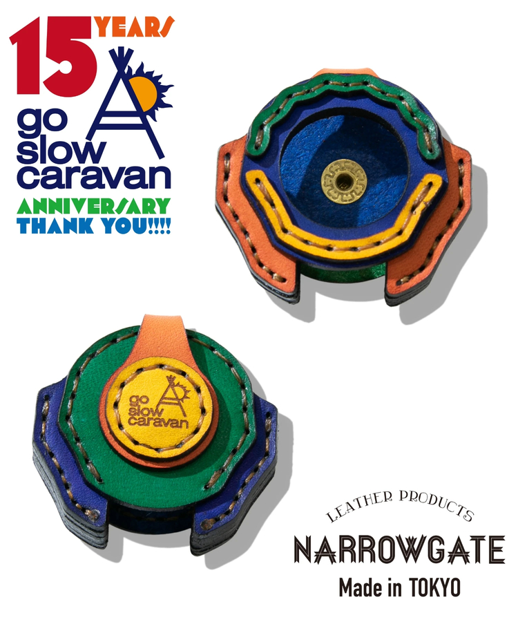 go slow caravan(ゴースローキャラバン) |【GSC15周年】NARROWGATE×GSC MAG REEL360 レザーカバー
