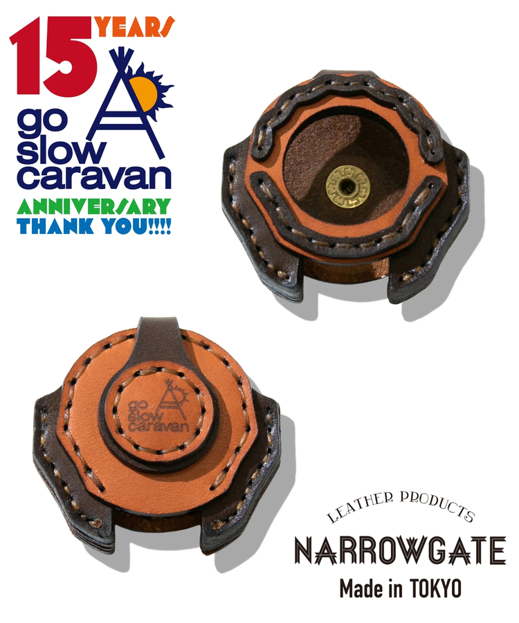 go slow caravan(ゴースローキャラバン) |【GSC15周年】NARROWGATE×GSC MAG REEL360 レザーカバー