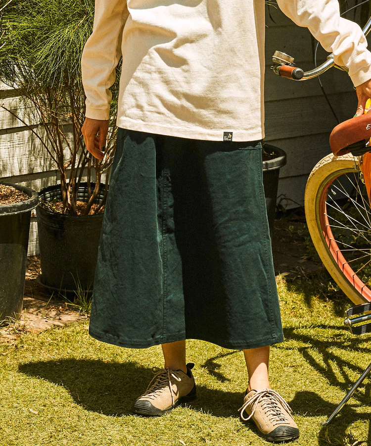 go slow caravan(ゴースローキャラバン) | ストレッチキャンバス脇ポケスカート (WOMENS)