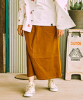 go slow caravan(ゴースローキャラバン) | ストレッチキャンバス脇ポケスカート (WOMENS)
