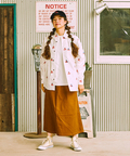 go slow caravan(ゴースローキャラバン) | ストレッチキャンバス脇ポケスカート (WOMENS)